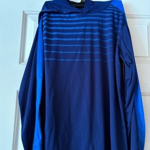 Xersion Kids Blue Striped Hoodie